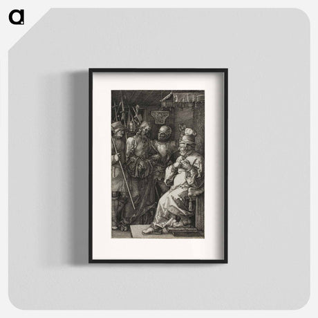 アートポスター-Christ before Caiaphas - アルブレヒト デューラー Poster.