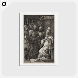 アートポストカード-Christ before Caiaphas - アルブレヒト デューラー Postcard.