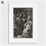 アートポスター-Christ before Caiaphas - アルブレヒト デューラー Poster.