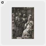 アートポストカード-Christ before Caiaphas - アルブレヒト デューラー Postcard.