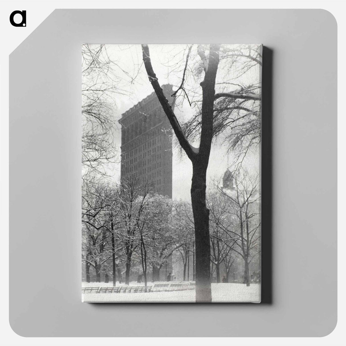 The Flatiron - アルフレッド スティーグリッツ Canvas.