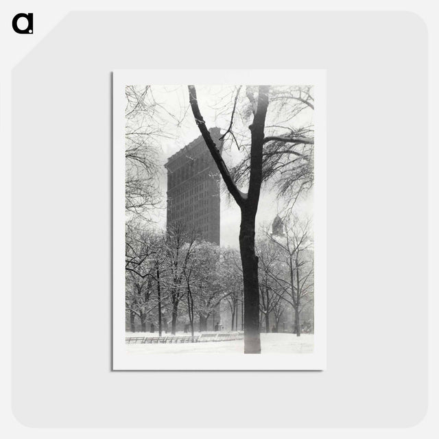 アートポストカード-The Flatiron - アルフレッド スティーグリッツ Postcard.