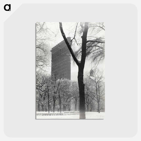 アートポストカード-The Flatiron - アルフレッド スティーグリッツ Postcard.
