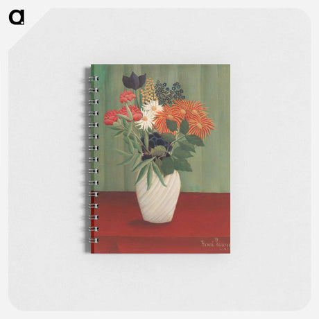 アートメモ帳-Bouquet of Flowers with China Asters and Tokyos
 - バーンズ・コレクション Memo.