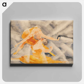アートパネル-Two Women Acrobats - チャールズ デムス Canvas.