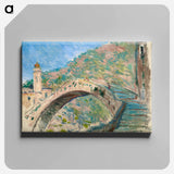 Bridge at Dolceacqua - Claude Monet Canvas.