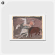 アートポストカード-Bull Fight
 - シプリアン マジェルニク Postcard.