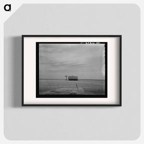 アートポスター-Abandoned house of small farmer. Southwest Oklahoma - ドロテア ラング Poster.