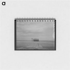 アートメモ帳-Abandoned house of small farmer. Southwest Oklahoma - ドロテア ラング Memo.