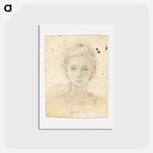 Portrait of a Girl - Egon Schiele Postcard.