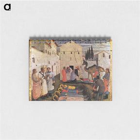 アートメモ帳-Sepulchring of Saint Cosmas and Saint Damian - フラ アンジェリコ Memo.