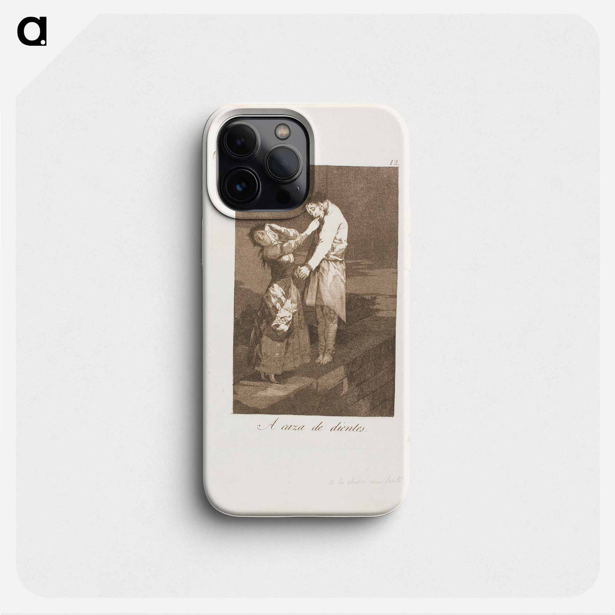 Out Hunting for Teeth - フランシスコ デ ゴヤ Phone Case.
