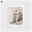 アートポストカード-Still Life With Hat, Parasol, and Clothes on a Chair - ジョルジュ スーラ Postcard.