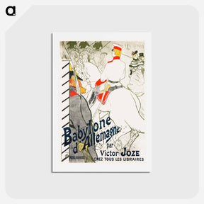 アートポストカード-Babylone d’Allemagne - アンリ ド トゥールーズ ロートレック Postcard.