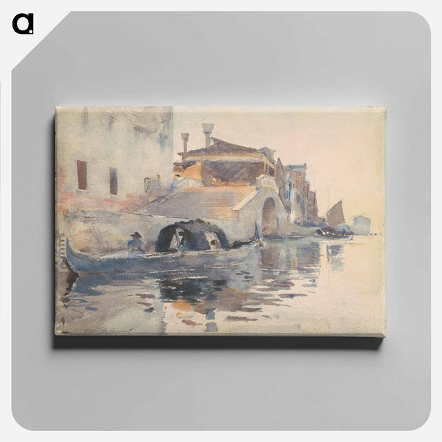 アートパネル-Ponte Panada, Fondamenta Nuove, Venice - ジョン シンガー サージェント Canvas.