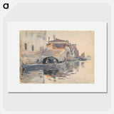 Ponte Panada, Fondamenta Nuove, Venice - John Singer Sargent Poster.