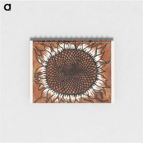 アートメモ帳-November Sunflower - ユリー デ フラーハ Memo.