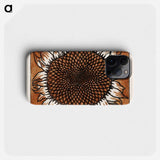 November Sunflower - Julie de Graag Phone Case.
