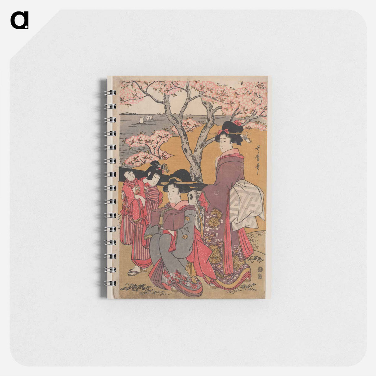 Gotenyama no hanami migi - 喜多川 歌麿 Memo.