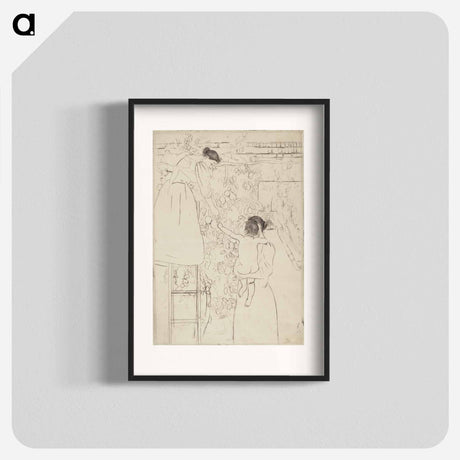 アートポスター-Gathering Fruit - メアリー カサット Poster.