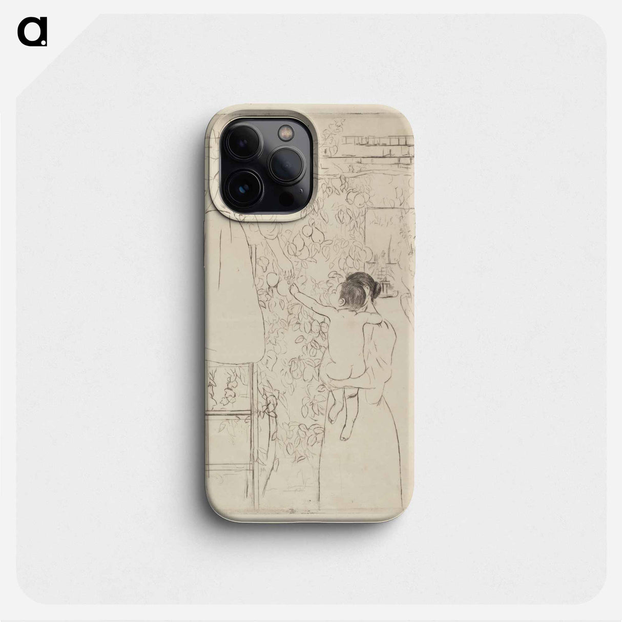 Gathering Fruit - Mary Cassatt Phone Case.