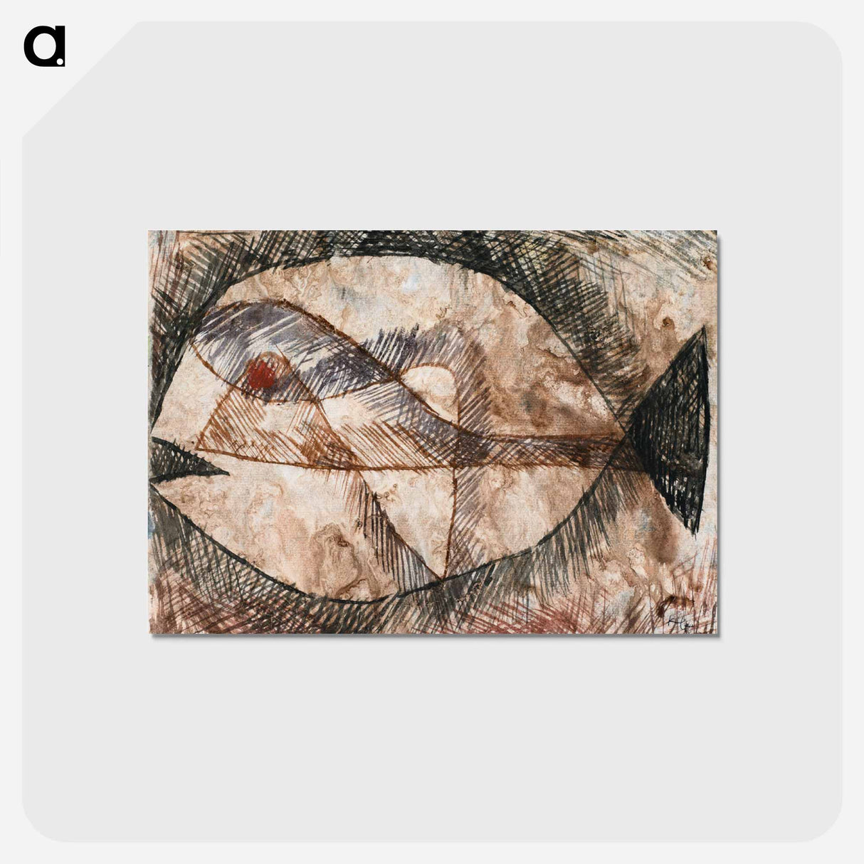 アートポストカード-C.–C. = Fisch
 - パウル クレー Postcard.