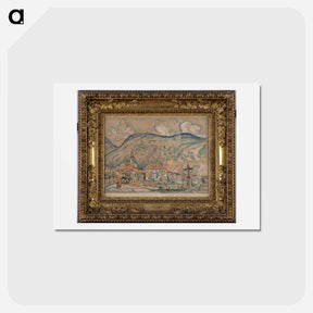 アートポストカード-St julien-beauchene - ポール シニャック Postcard.