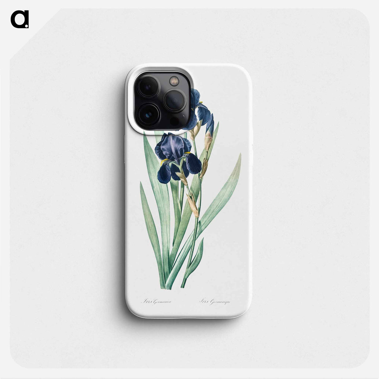 German iris illustration - Pierre Joseph Redouté Phone Case.