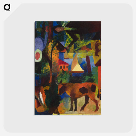 アートポストカード-Landscape with Cows and Sailboat
 - セントルイス美術館 Postcard.