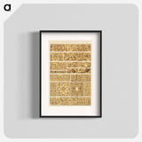 アートポスター-Nineteenth Century Ornament Pattern
 - 装飾の文法 Poster.