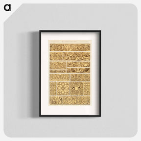 アートポスター-Nineteenth Century Ornament Pattern
 - 装飾の文法 Poster.