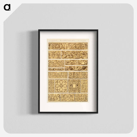 アートポスター-Nineteenth Century Ornament Pattern
 - 装飾の文法 Poster.