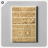 アートパネル-Nineteenth Century Ornament Pattern
 - 装飾の文法 Canvas.