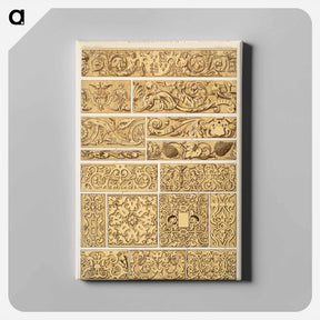 アートパネル-Nineteenth Century Ornament Pattern
 - 装飾の文法 Canvas.