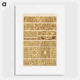 アートポスター-Nineteenth Century Ornament Pattern
 - 装飾の文法 Poster.