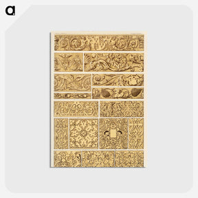 アートポストカード-Nineteenth Century Ornament Pattern
 - 装飾の文法 Postcard.