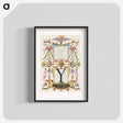 アートポスター-Guide for Constructing the Letter Y from Mira Calligraphiae Monumenta
 - 書道のお手本 Poster.