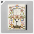 アートパネル-Guide for Constructing the Letter Y from Mira Calligraphiae Monumenta
 - 書道のお手本 Canvas.
