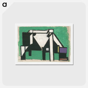 アートポストカード-Study for Composition VIII (The Cow) - テオ ファン ドゥースブルフ Postcard.