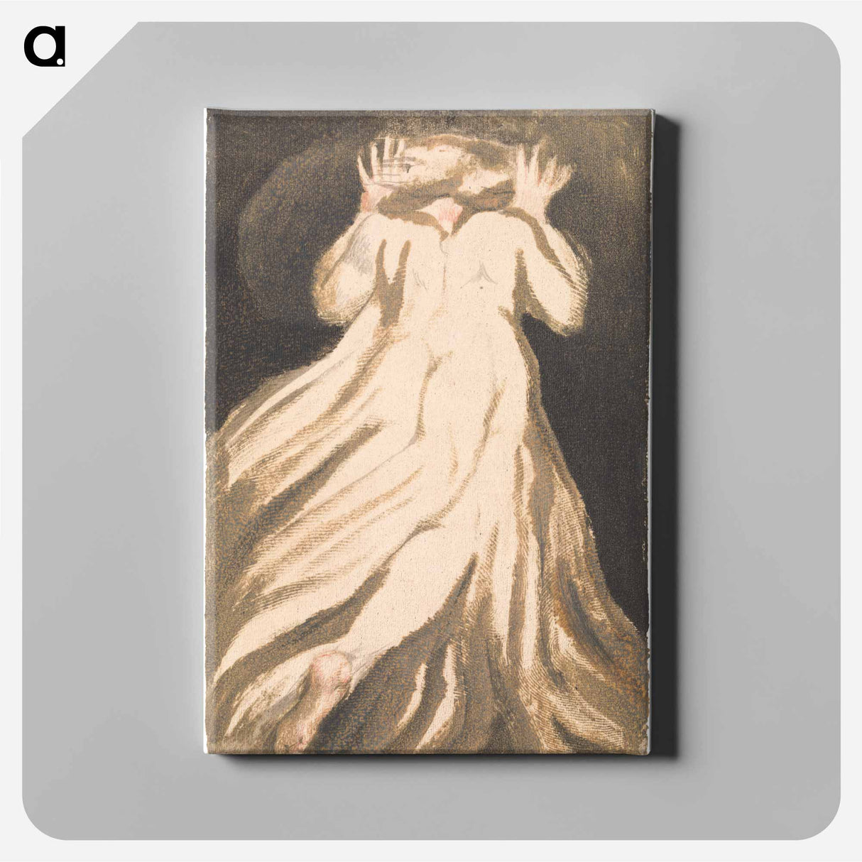 アートパネル-The First Book of Urizen, Plate 21 - ウィリアム ブレイク Canvas.