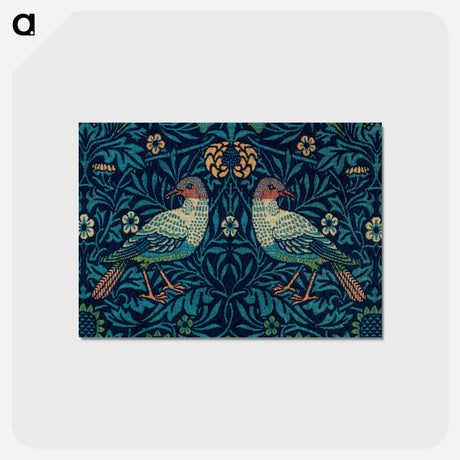 アートポストカード-Birds - ウィリアム モリス Postcard.