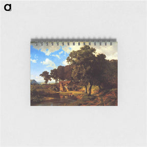 アートメモ帳-A Rustic Mill - アルバート ビアスタット Memo.
