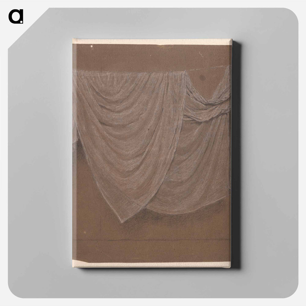 Drapery Study for "Battledore"; Two women - アルバート ジョセフ ムーア Canvas.
