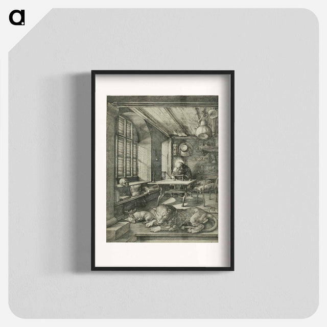 アートポスター-St. Jerome in His Study - アルブレヒト デューラー Poster.