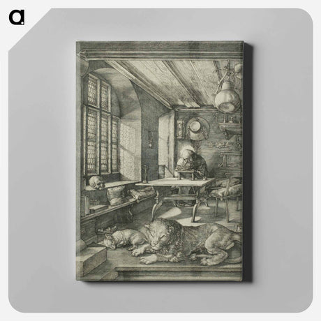 アートパネル-St. Jerome in His Study - アルブレヒト デューラー Canvas.