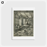 アートポストカード-St. Jerome in His Study - アルブレヒト デューラー Postcard.