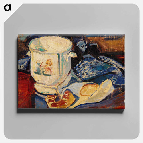 Still Life with Jardinière - アルフレッド ヘンリー マウラー Canvas.