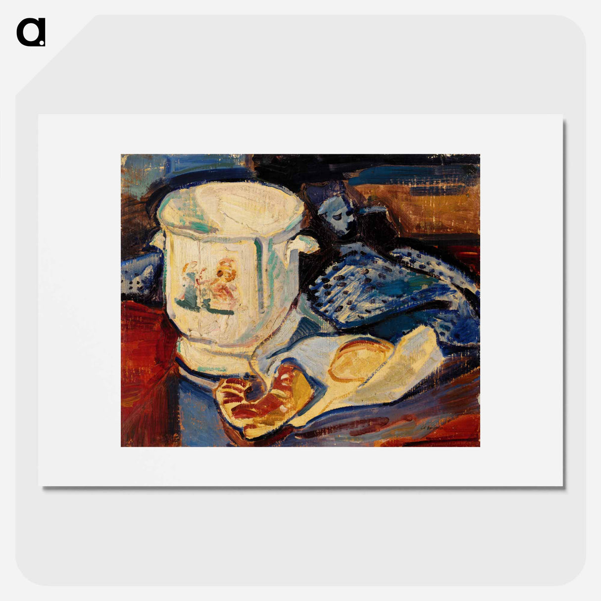 Still Life with Jardinière - アルフレッド ヘンリー マウラー Poster.