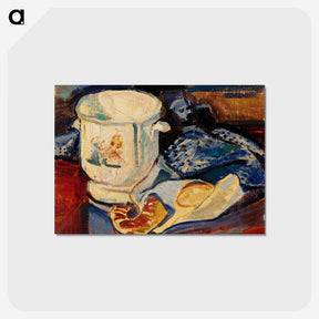 アートポストカード-Still Life with Jardinière - アルフレッド ヘンリー マウラー Postcard.