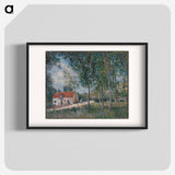 The Road from Moret to Saint-Mammès - アルフレッド シスレー Poster.